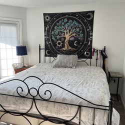 Beautiful Iron King Frame With Delux Mattress 