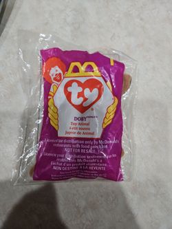 McDonald's TY Beanie Baby Doby the Doberman