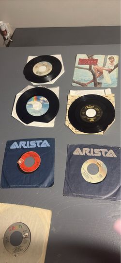Lot of 7 Vintage 45 RPM Vinyl Singles