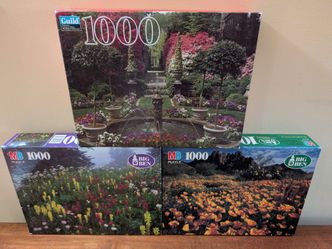 New Vintage Big Ben and Guild Puzzle Lot of 3