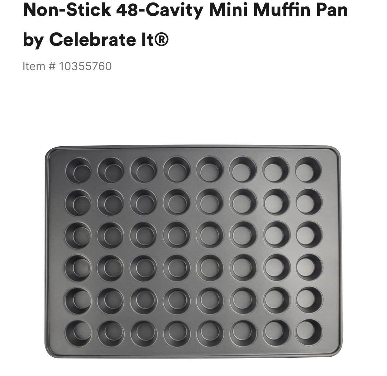 Mini Cupcake Pan