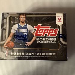 2025/26 Topps NBA basketball Box