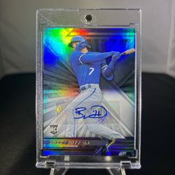 2022 Panini Chronicles XR Bobby Witt Jr. Rookie Auto #14
