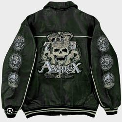 💥RARE AF Avirex Leather Jacket Size 2X