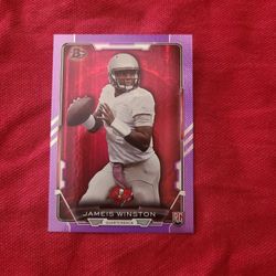 Jameis Winston Purple   Bowman Rookie Card 