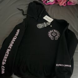 Chrome Hearts Black Hoodie with Tags