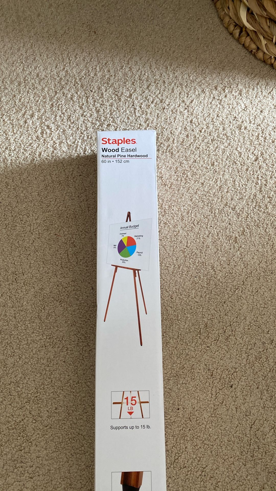 Wood Easel Never Used!