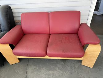 Leather couch