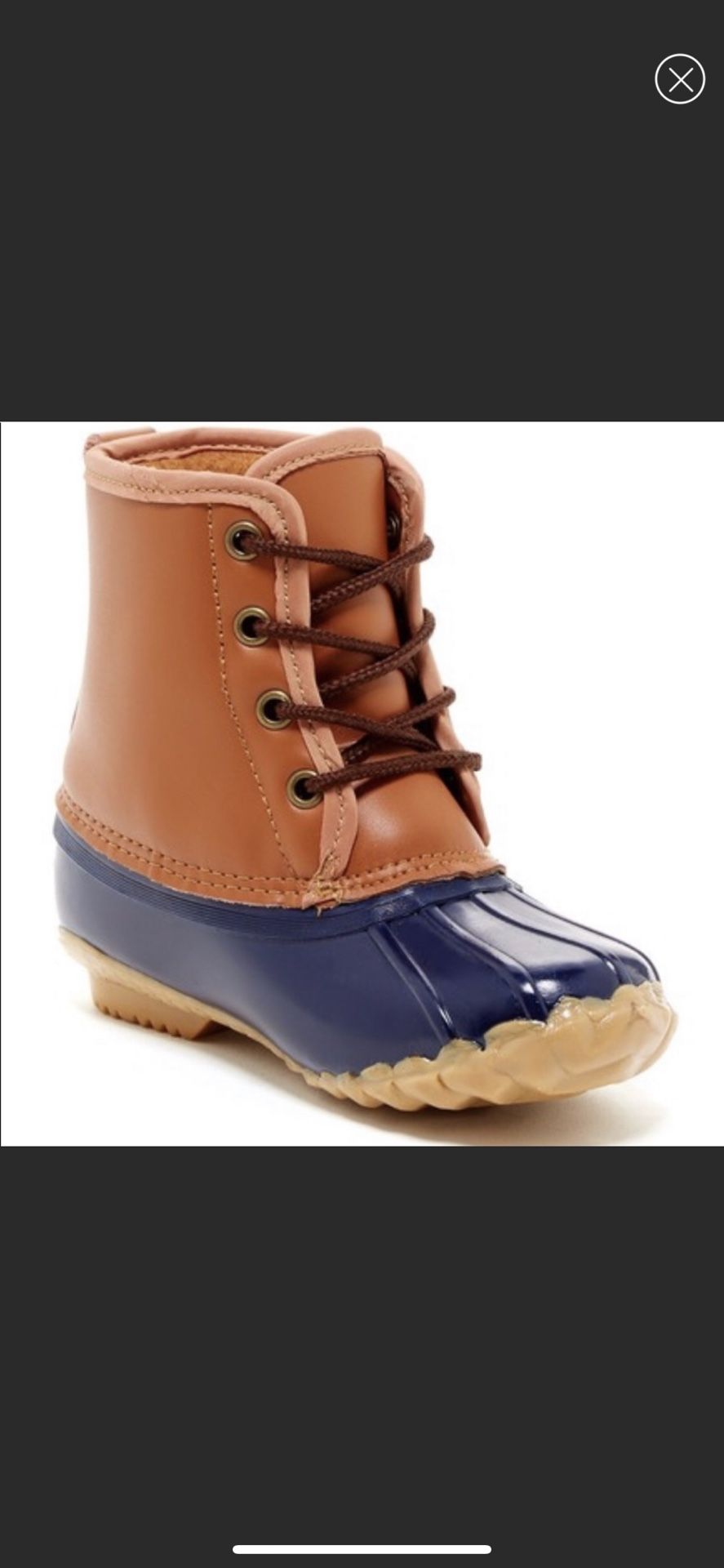 Western Chief Four Eye Duck Boots Snow/Rain
