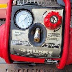 Husky compressor  3 gallon 155 psi 
