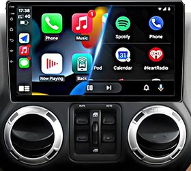 Brand New In Box Unopened   Android 14,8GB+128GB,Car Stereo Radio for Jeep Wrangler JK Compass Grand Cherokee Dodge Ram 1500, 10 inch QLED Touchscreen