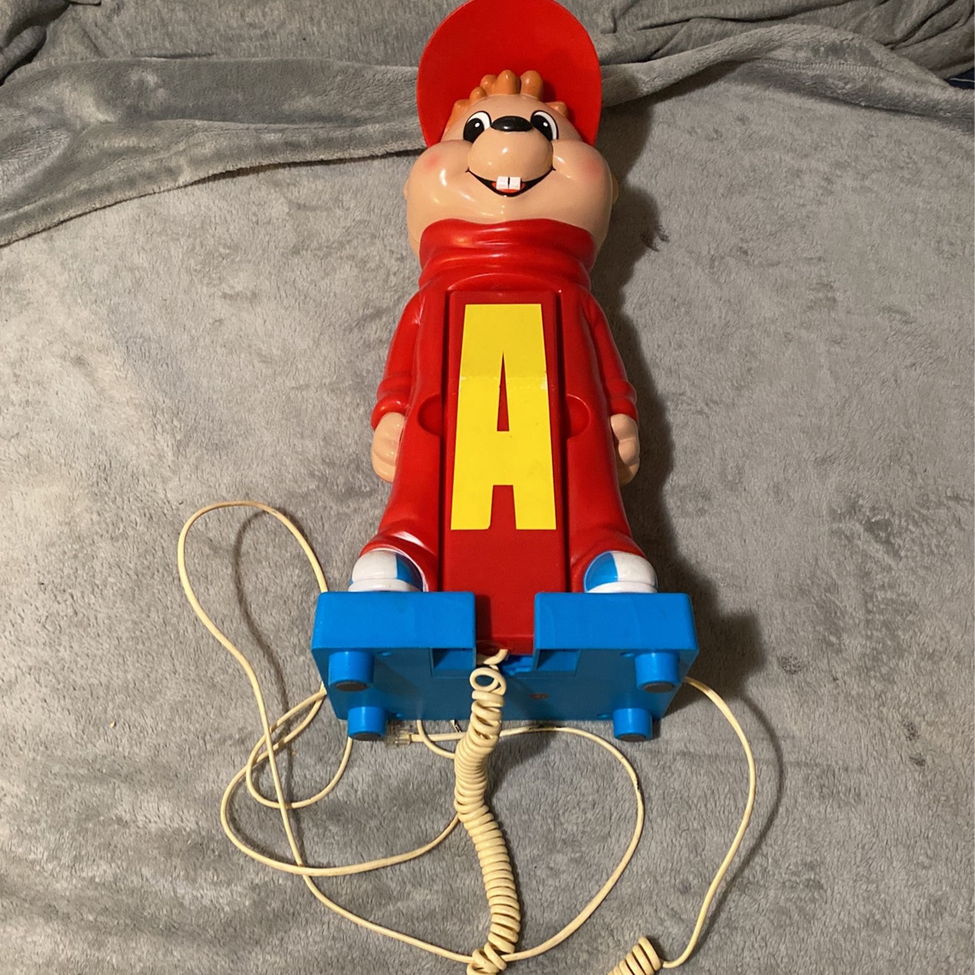 Vtg, Rare Alvin From The Chipmunks Telephone, Landline Ca. 1984, 15"