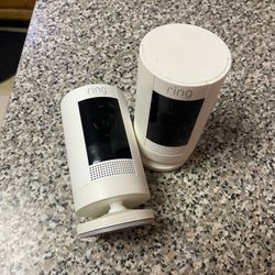 2x Ring Plug-In Security Cameras - Great Condition