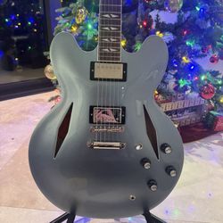 Epiphone Dave Grohl DG-335 Semi-hollowbody Electric Guitar - Pelham Blue