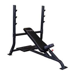 New Body Solid Pro Clubline Commercial Fixed Incline Olympic Bench SOIB250