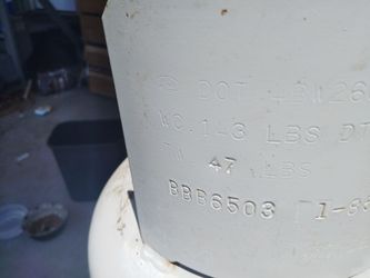 Large propane tank