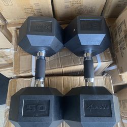Dumbbell 50 lb Pair