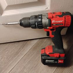 Bauer 20v Lithium-ion Drill With Charger