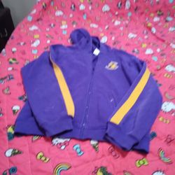 NBA Lakers Hoodie Size L 14-16 Youth 