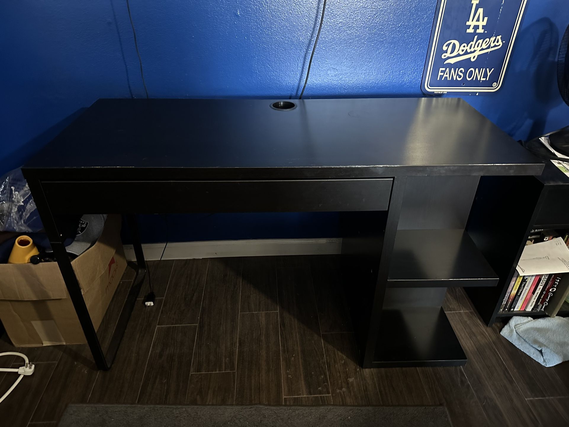 IKEA MICKE DESK DARK BROWN