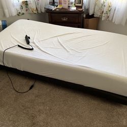 Adjustable Bed With Memory Foam Mattress  & Leg Extensions