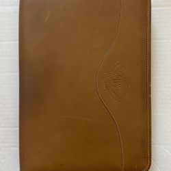 Vintage GHURKA Brown Leather Legal Writing Portfolio