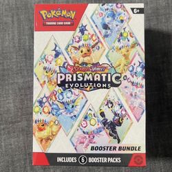 Pokemon Scarlet and Violet Prismatic Evolution Booster Bundle