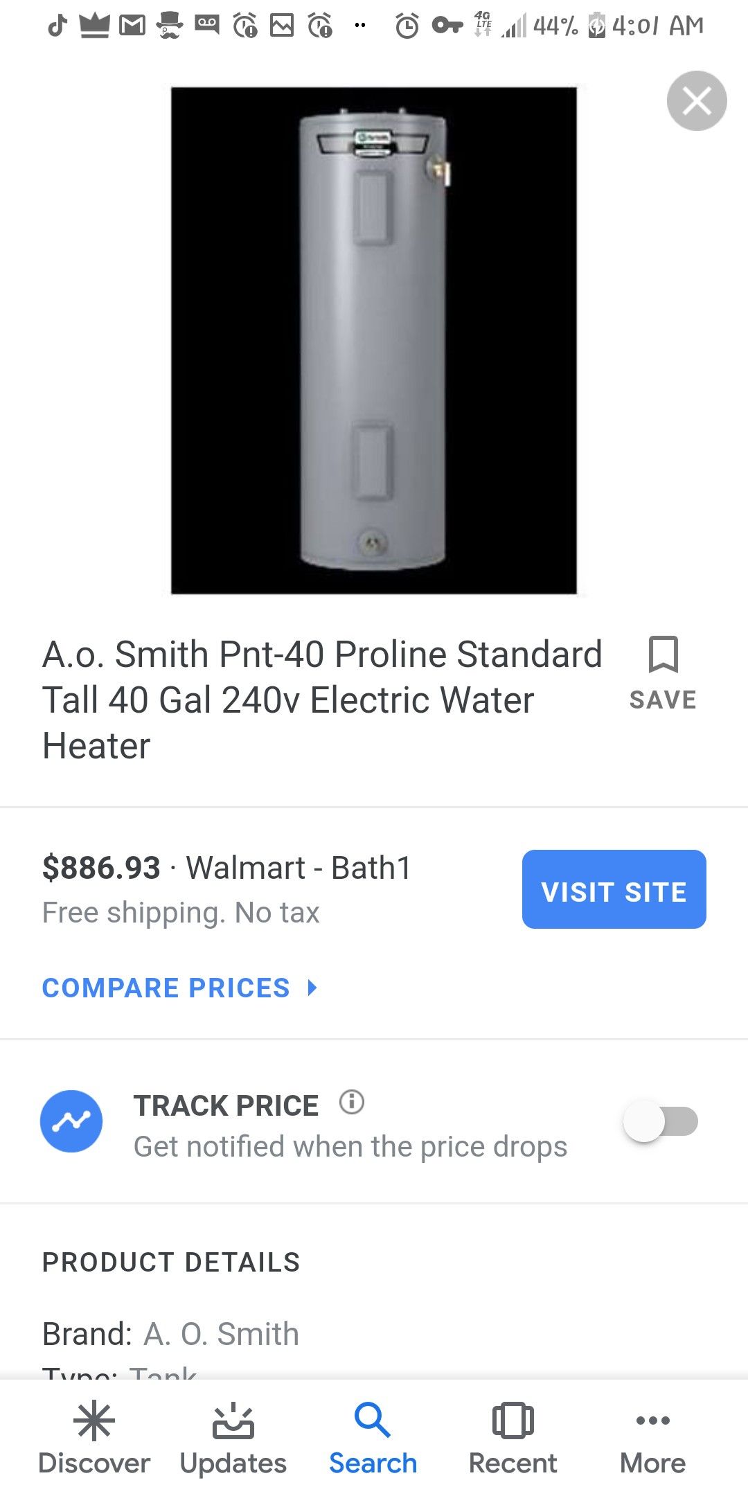 Hot water heater