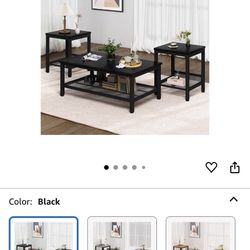 Black Table Set