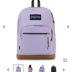 Brand new Jansport big Student Backpack Light Lavender 
