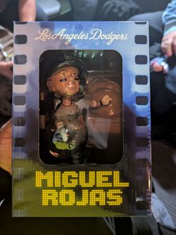 Dodgers world series miguel rojas bobblehead