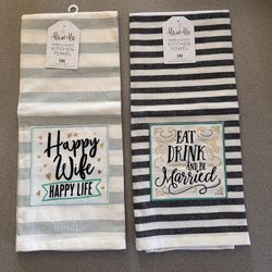 Mr And Mrs Kitchen Towels