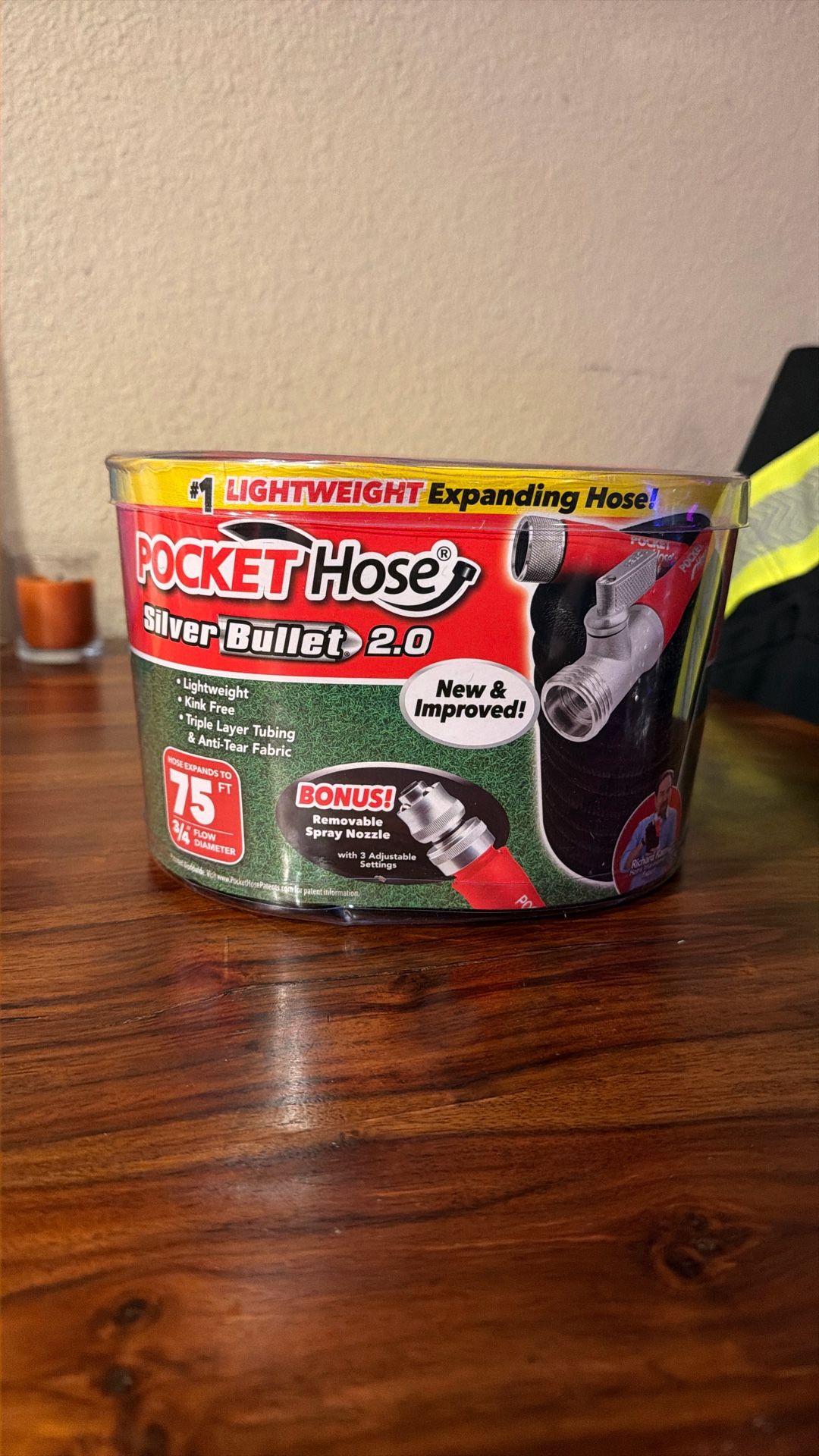 Pocket Hose Silver Bullet 2.0, Garden Hose 75ft. - NEW