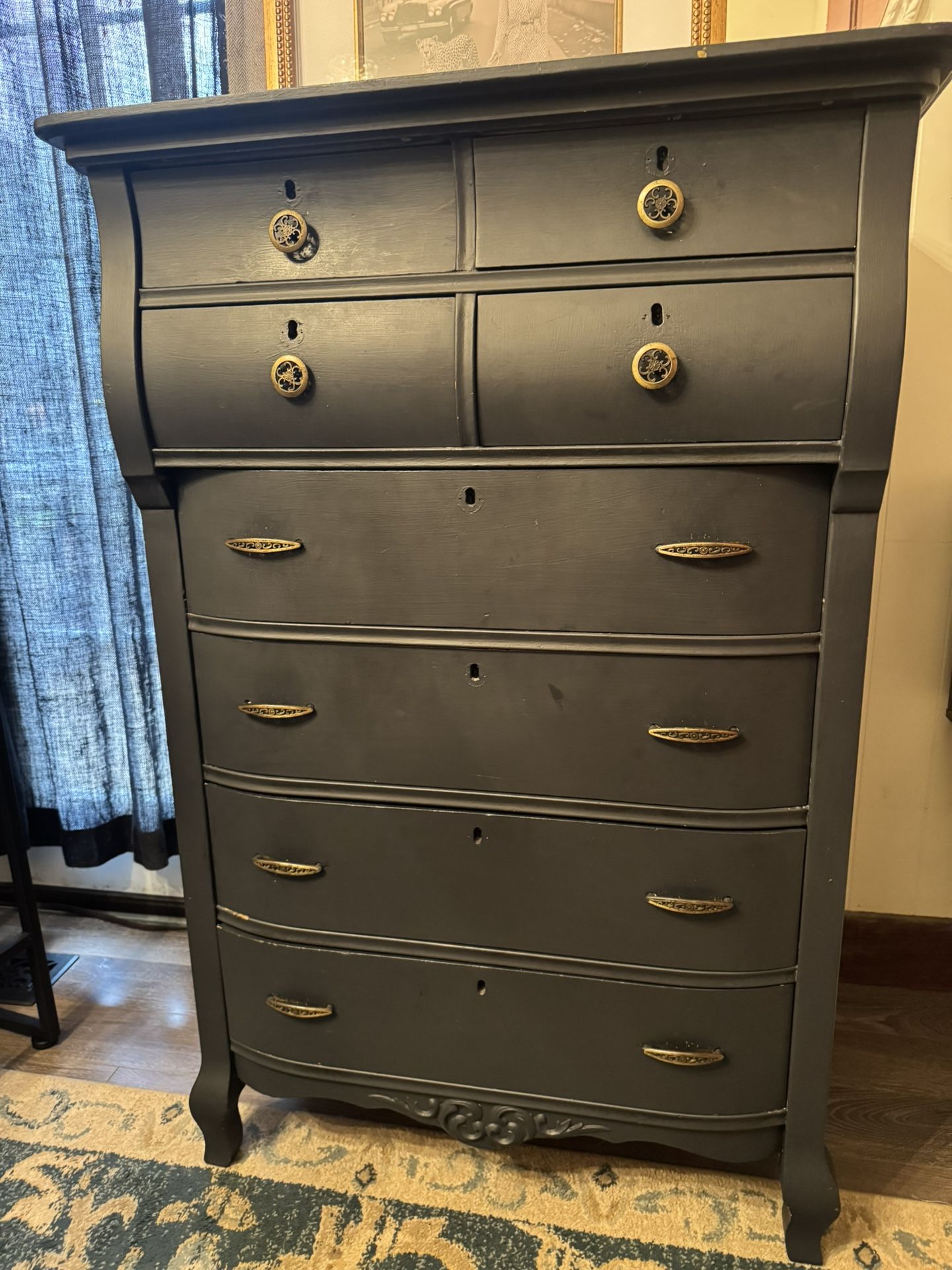 Vintage painted dresser