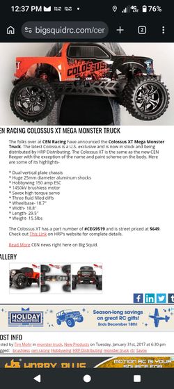 Colossus XT mega truck