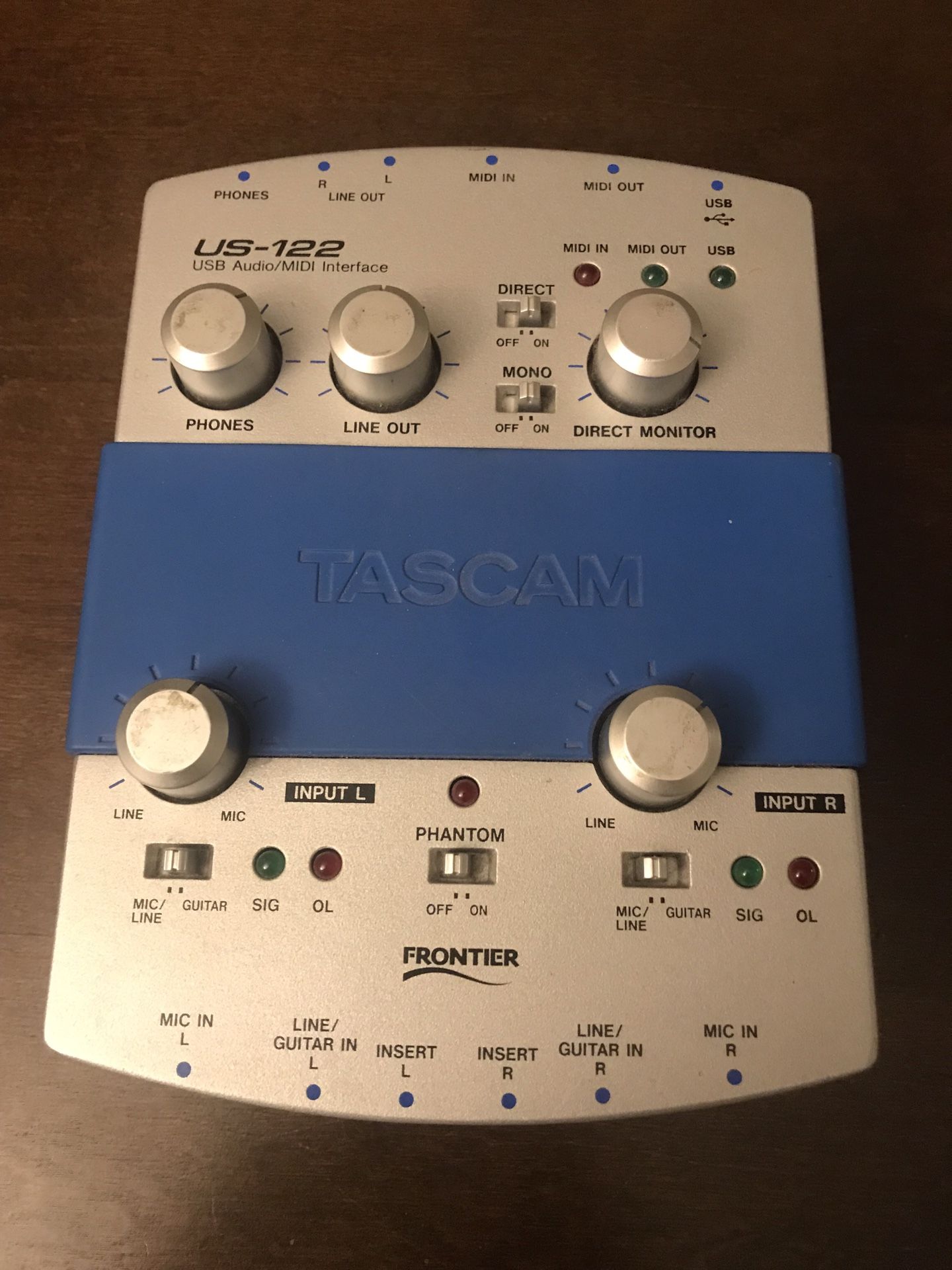 TASCAM US-122 USB Audio Interface