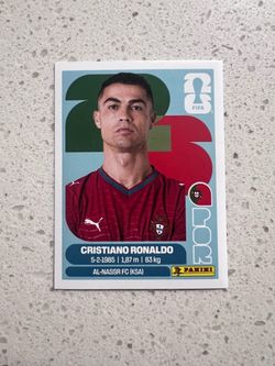 Panini FIFA Cristiano Ronaldo Sticker Card