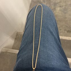 22in Rope Gold Chain 10k  2.5mm