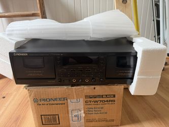 Pioneer CT-W704RS Stereo Double Cassette Deck