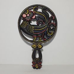 Wilson Cast Iron Rooster Trivet
