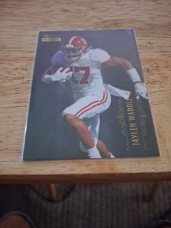 Jaylen Waddle Wild Card Matte Football Card