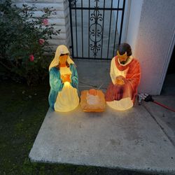 CHRISTMAS NATIVITY-MARY, JOSEPH AND AND BABY JESUS