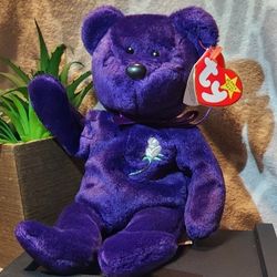 Princess Diana TY Beanie Baby 1997 Indonesia tags PE pellets no space on the tag. 