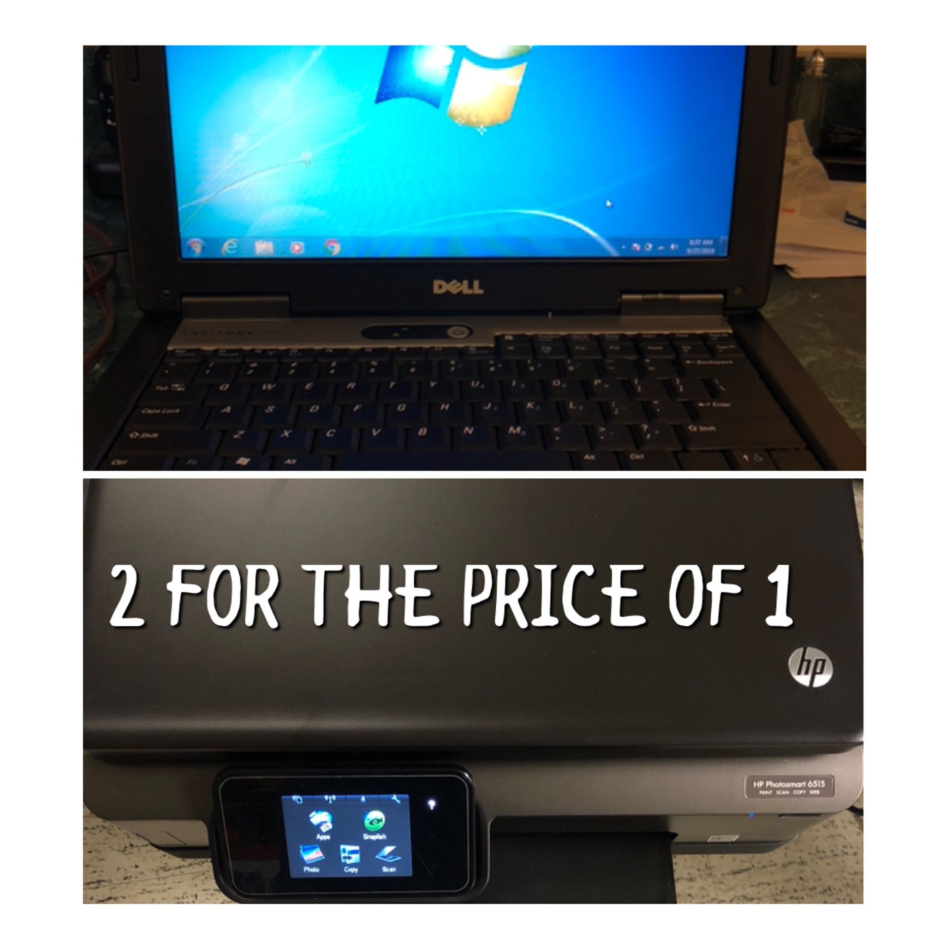 Dell Latitude D520 & HP Printer