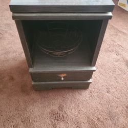 Open Cabinet With One Drawer