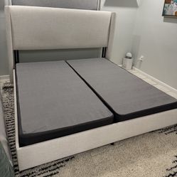 King Size Bed Frame w/ Box Springs