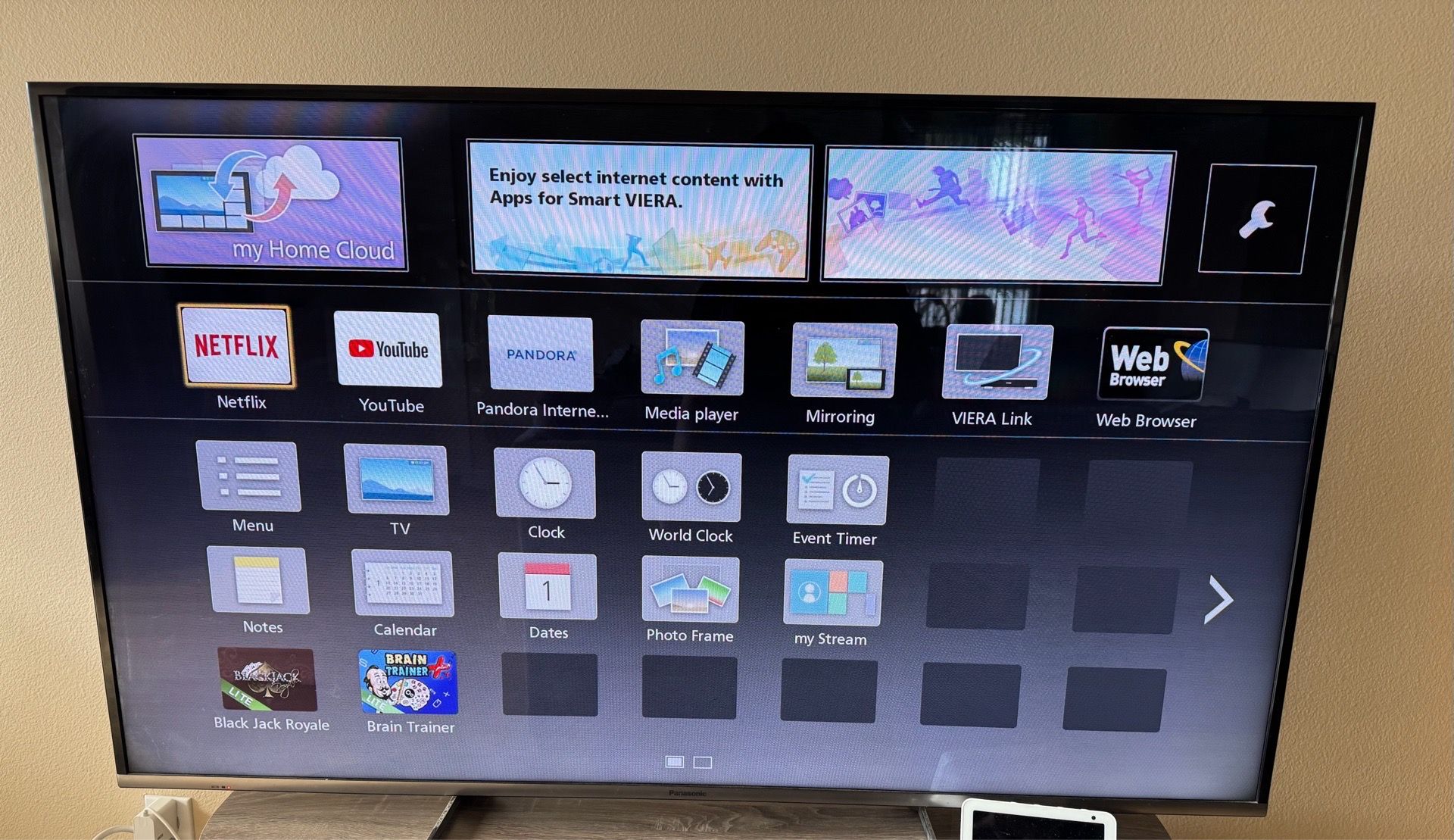 Panasonic 55” TV