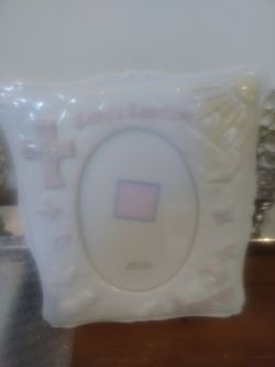 NEW Baby Baptism Photo Frame