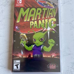 Nintendo Switch Martian Panic Game NEW