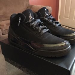 Retro Jordan 3 “Black Cat” Size 12